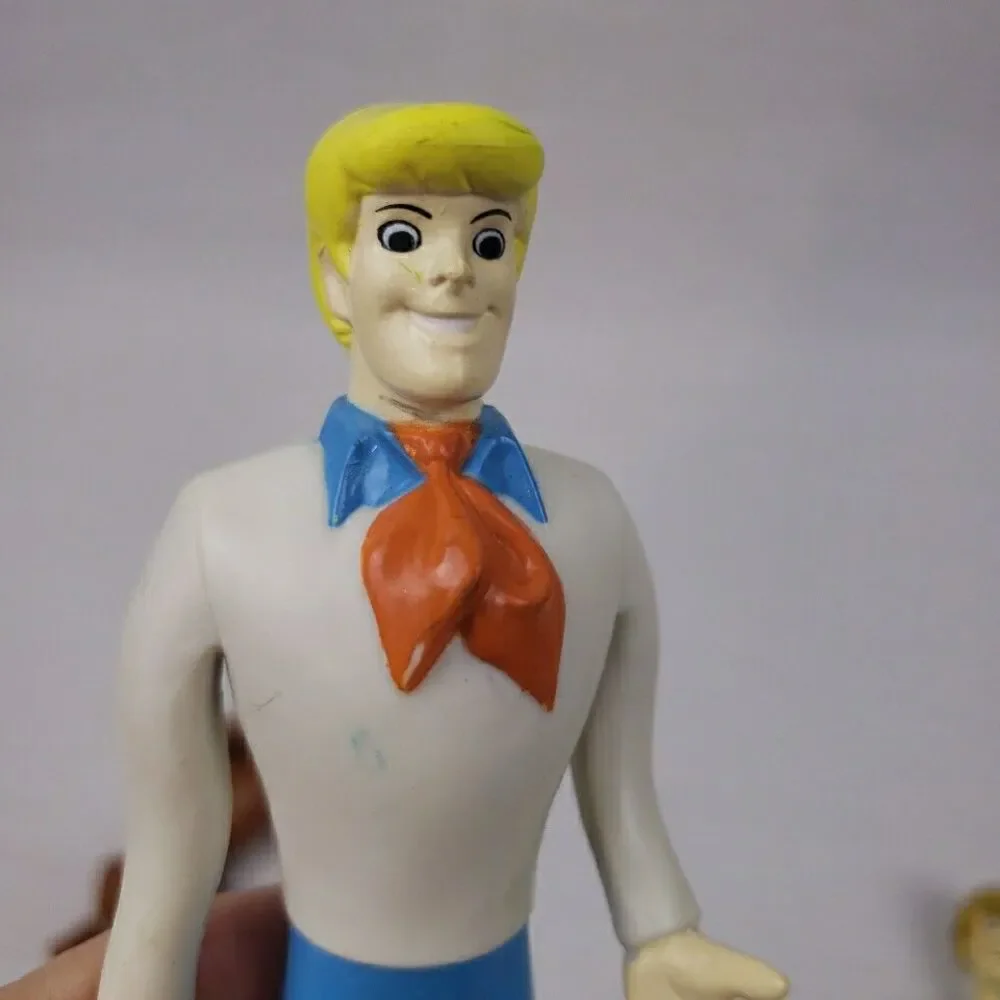 Scooby Doo Bendy Action Figures Shaggy Fred Ghost 1999 Hanna Barbara Vintage Toy